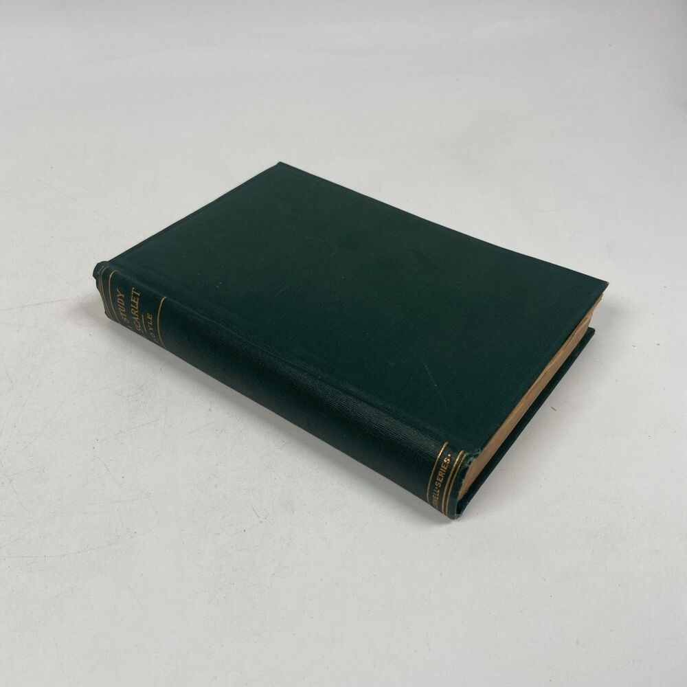 A Study in Scarlet Arthur Conan Doyle Antique c1890s A.L. Burt Sherlock Holmes